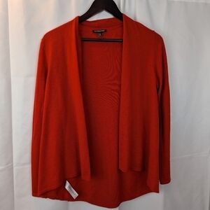 Eileen Fisher open merino wool cardigan size PM in VGUC
